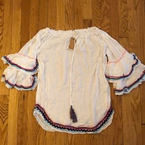 Beach Cover Up White Cotton